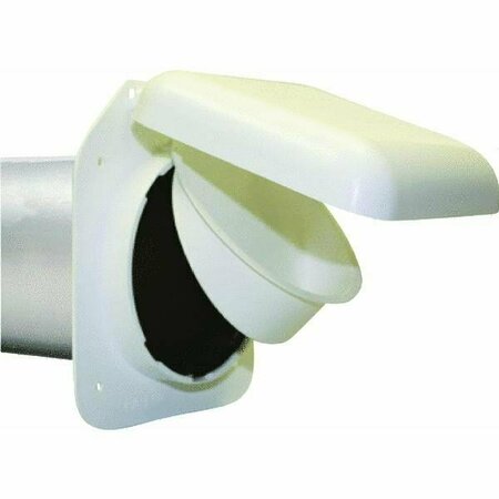 P TEC PRODUCTS Ultra Violet Resistant Dryer Vent Hood NPVW